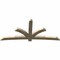 Ekena Millwork Davenport Rough Sawn Timber Gable Bracket, Douglas Fir, 108"W x 49"H x 4"D x 6"F, 11/12 Pitch GBW108X49X0406DAV00RDF - alternate 2